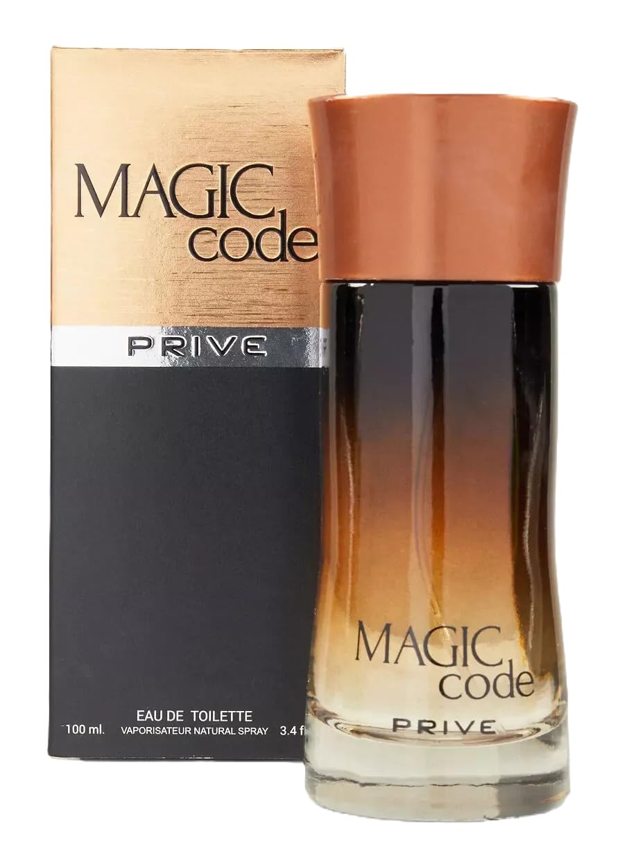Magic Code Men's Cologne 3.4 Fl. Oz. Eau de Toilette Spray