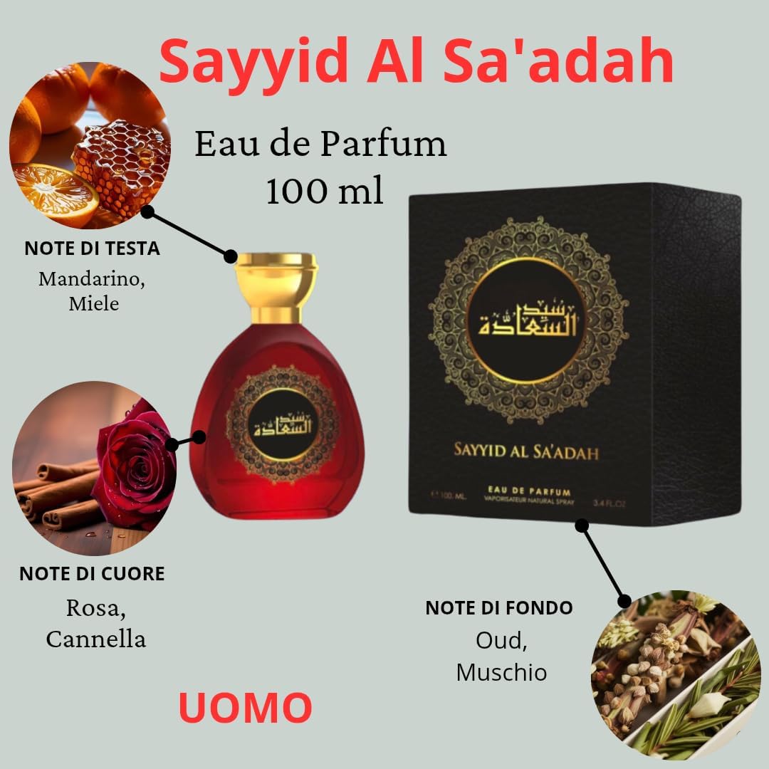 Sayyid al Saadah Eau de Parfum 100ml Arabic Perfume for Women
